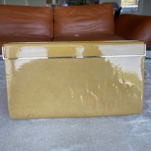 Jimmy Choo Cayla Clutch Beige Color